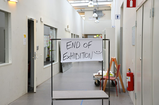 End of exhibition